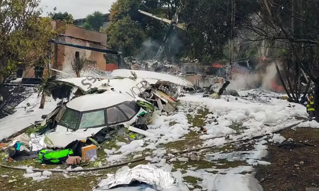 acidente aéreo que envolveu avião da voepass