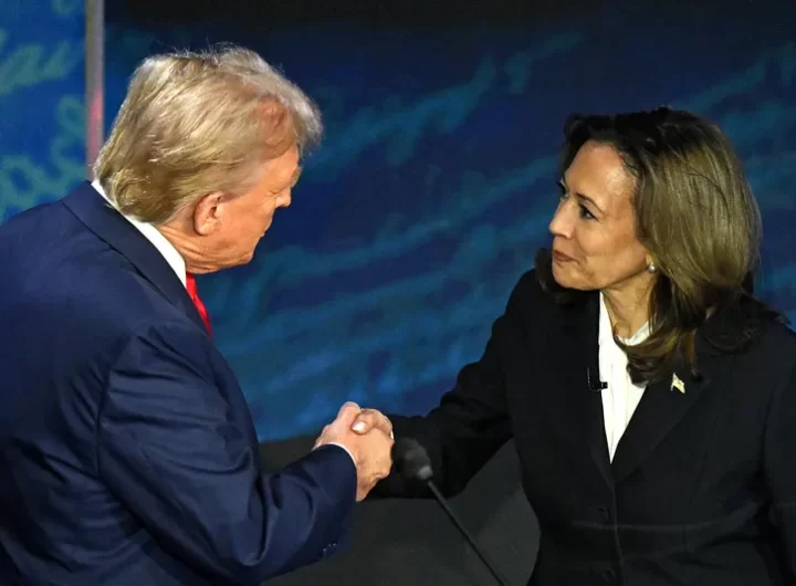 Donald Trump e Kamala Harris