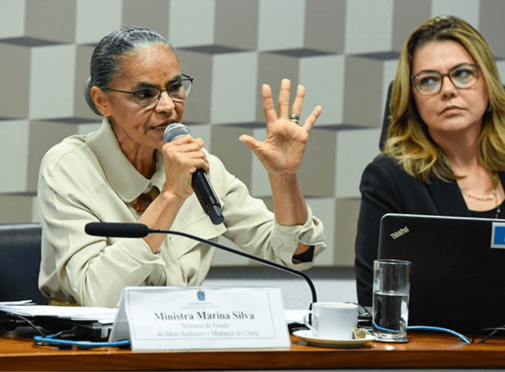 Ministra Marina Silva e Presidente da Comissão de Meio Ambiente Leila Barros